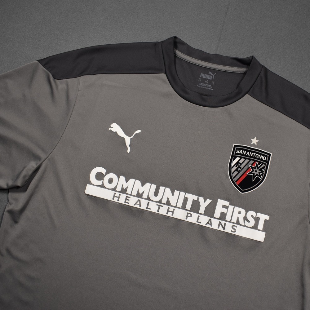 San Antonio FC Player Issue Warm Up Training Top Puma XX-Large (Runs Small) Gray